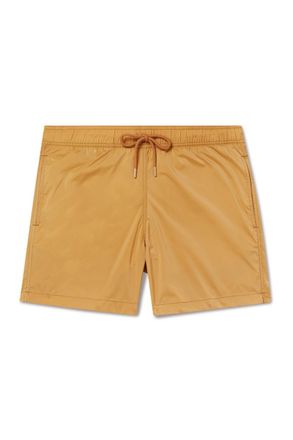 Frescobol Carioca Salvador Straight-Leg Mid-Length Recycled Swim Shorts