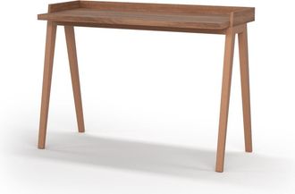 HERDASA Escritorio melamina y haya nogal 81x111x50