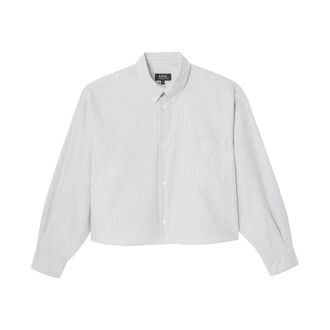 A.P.C. Chemise Sophia Button-Down Shirt - female - A.P.C. - Shirts - White - M - Blouses & Shirts