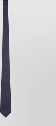 Gucci slim textured silk tie and clamps