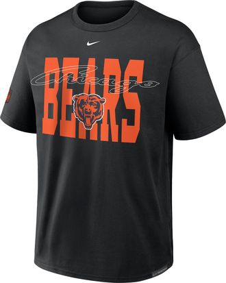 Nike Chicago Bears Rivalries Collection Max90 Nike Mens NFL T-Shirt in Black | 04T600A7Q-UMF