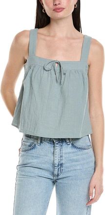 Seraphina Textured Linen-Blend Top