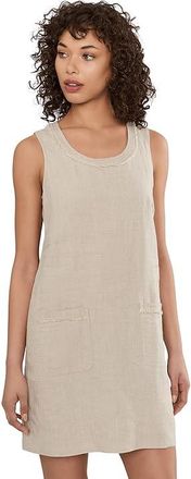 Tommy Bahama Two Palms Patch Pocket Dress Womens Dress Natural : LG (US 12-14), Linen