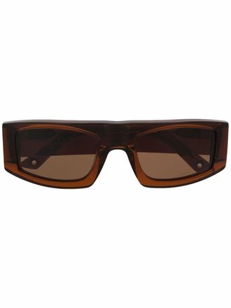 g.o.d Eyewear Occhiali da sole Seven geometrici - Marrone