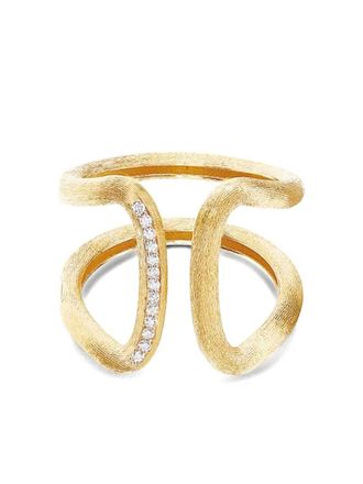 Nanis 18K yellow gold Libera diamond ring - women - Diamond/18kt Yellow Gold - 6 1/2