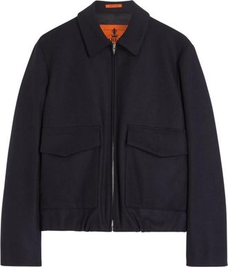 Barena Giacca in lana Melton - - Jackets - Uomo - Blu - M