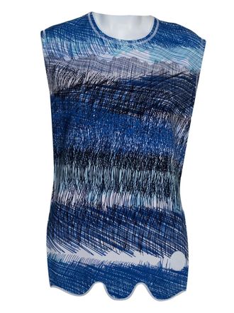 Kenzo Top met abstracte print - Blauw