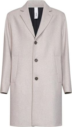 Hev&ograve; Cassano Jas - Heren - Mantel - Beige - M - Wol - Jassen