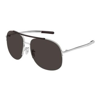 Gucci Navigator Sunglasses - female - Gucci - Sunglasses - Gray - 61 MM - Accessories