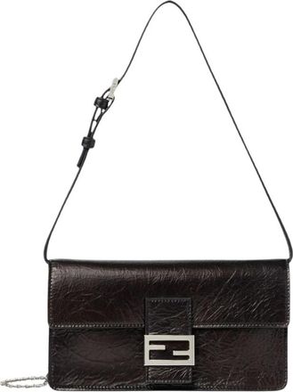 Fendi Shoulder Bags - Dames - Schoudertassen - Zwart - ONE Size - Tassen