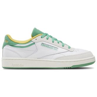 Reebok Mens Club C 85 - Shoes White/Upgrade Green/Chalk Size 10.0
