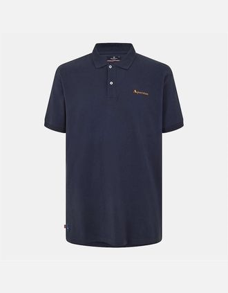 Aquascutum Mens Regular Fit Short Sleeve Polo Shirt - Navy - Size: 2X large