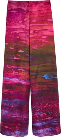 Roksanda Ilincic Broek met print - Roze