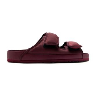 Birkenstock Sliders, male, Red, Size: 8 US Arizona Cosny EXQ