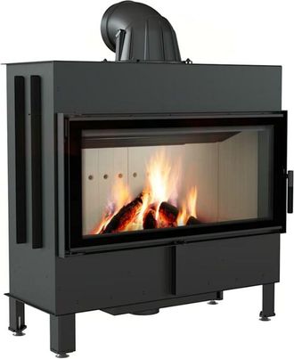 Kratki Kratki - Bricosol Chimenea De Le&ntilde;a De Acero Lucy 16 Kw &Oslash; 200