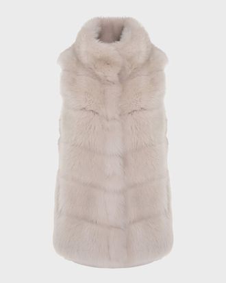 Gorski Reversible Merinillo Lamb Shearling Vest