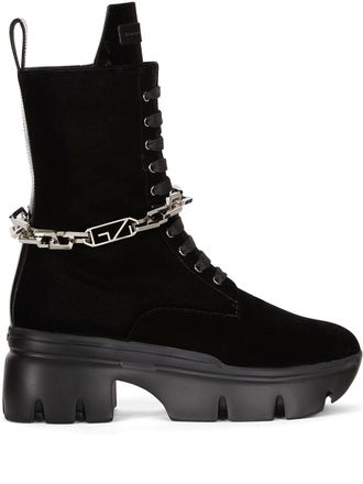 Giuseppe Zanotti Stivali con dettaglio catena Apocalypse - Nero