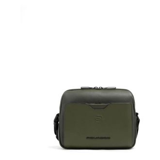 Piquadro Cross Body Bags, male, Green, Size: ONE SIZE iPadmini Crossbody Bag