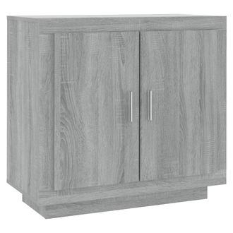 vidaXL Vidaxl - Aparador De Madera Contrachapada Gris Sonoma 80x40x75 Cm