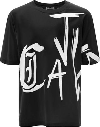 Just Cavalli T-shirt - Heren - T-shirts - Zwart - XS - Katoen - Tops