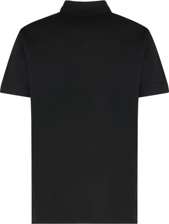 HUGO BOSS Relaxed-Fit Cotton Polo Shirt - Black