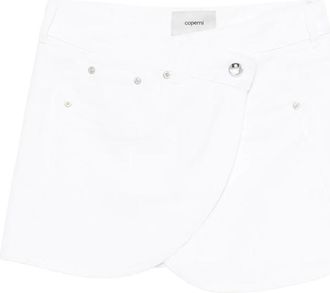Coperni Studded Overlap Mini Skirt