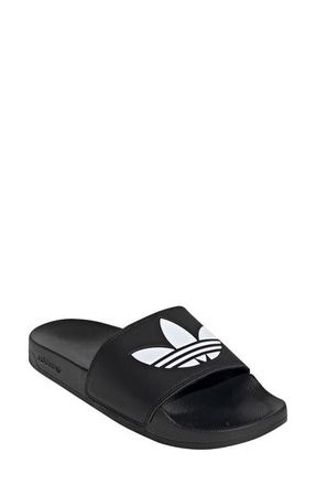 adidas Adilette Lite Sport Slide in Cblack/ftw at Nordstrom, Size 10