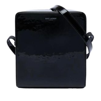 Saint Laurent Pre-owned Camera Bag - Dames - Pre-owned - Zwart - Maat: ONE Size Leer