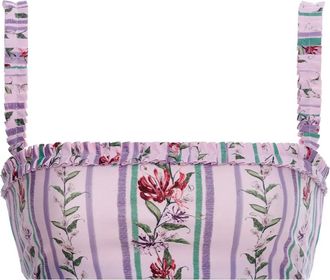 Agua Bendita Top bikini Olmo Honeysuckle - Rosa