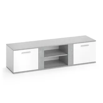 Vicco Mobile Tv Novelli, Calcestruzzo, 155 X 41 Cm
