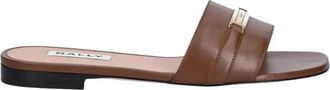 Bally Deco Slider - Dames - Sandalen - Bruin - 36 EU - Leer - Schoenen