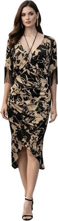 Simona Corsellini Gebloemde Midi Jurk - Dames - Casual kleedjes - Veelkleurig - XS - Kleedjes