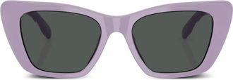 Tory Burch Kira sunglasses - women - Acetate - 52 - Purple