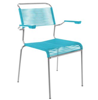 Schubiger M&ouml;bel Spaghetti-Stuhl S&auml;ntis mit Armlehnen