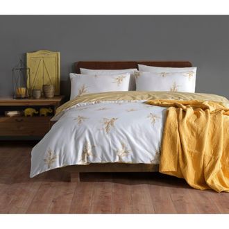 Blanc Avenue Juego de funda de edred&oacute;n 200x200 cm+ 2 FA 65x65 cm 100% algod&oacute;n