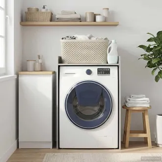 vidaXL Vidaxl Mobiletto Per Lavatrice Grigio Sonoma 67,5 X 48 X 97 Cm