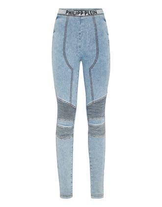 Philipp Plein Denim Super Stretch Leggins