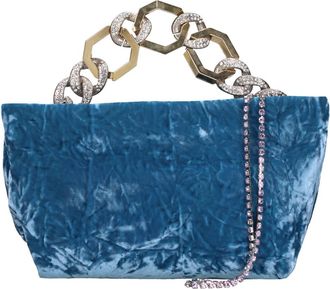 Gedebe Mini Jessye Velvet Bag - Dames - Handtassen - Blauw - ONE Size - Tassen