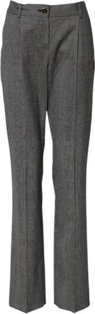 Dolce & Gabbana Dames, Broeken, Grijs, Maat: 3XS Wol