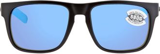 Costa SPEARO Blue Mirror Polarized Glass Mens Sunglasses SPO 01 OBMGLP 56