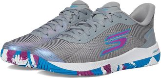 Skechers Pickleball Viper Court Pro 2.0 Sneaker Womens Shoes Gray : 9.5 B - Medium, Synthetic