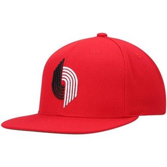 Mitchell & Ness Mens Mitchell & Ness Red Portland Trail Blazers Hardwood Classics Team Ground 2.0 Snapback Hat at Nordstrom