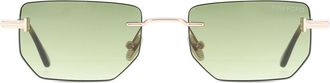 Tom Ford FT1355 ETHAN-02 28P Mens Sunglasses Gold Size 53