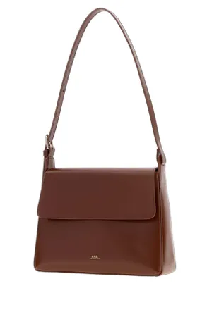 A.P.C. Virginie Shoulder Bag - Brown