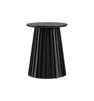 Moloo Mesa auxiliar de roble negro &oslash;40 cm