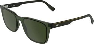 Lacoste L6077S 301 Zonnebril - Heren - Zonnebrillen - Groen - 55 MM - Accessoires