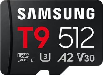 Samsung Tarjeta De Memoria Samsung P9 512gb Microsd Xc/ Clase 10/ 200mbs