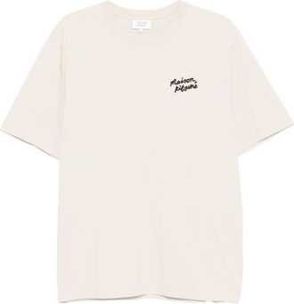 Maison Kitsun&eacute; T-Shirt Handwriting aus Baumwolle von Maison Kitsune