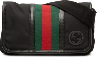 Gucci Pre-owned Gucci Nylon Interlocking G Web Belt Bag Ladies YMBY36PE2MAY43DP