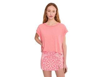 Free People Movement My Time T-Shirts Womens Clothing Fruit Punch : LG (Womens 12-14), Cotton/Polyester